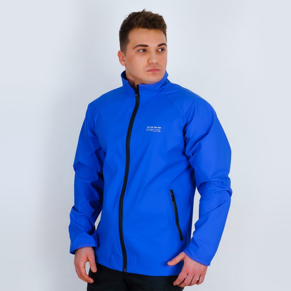 Runpro jacket, waterproof PROS SPORTS for adults, model 723. Professional protection in bad weather.