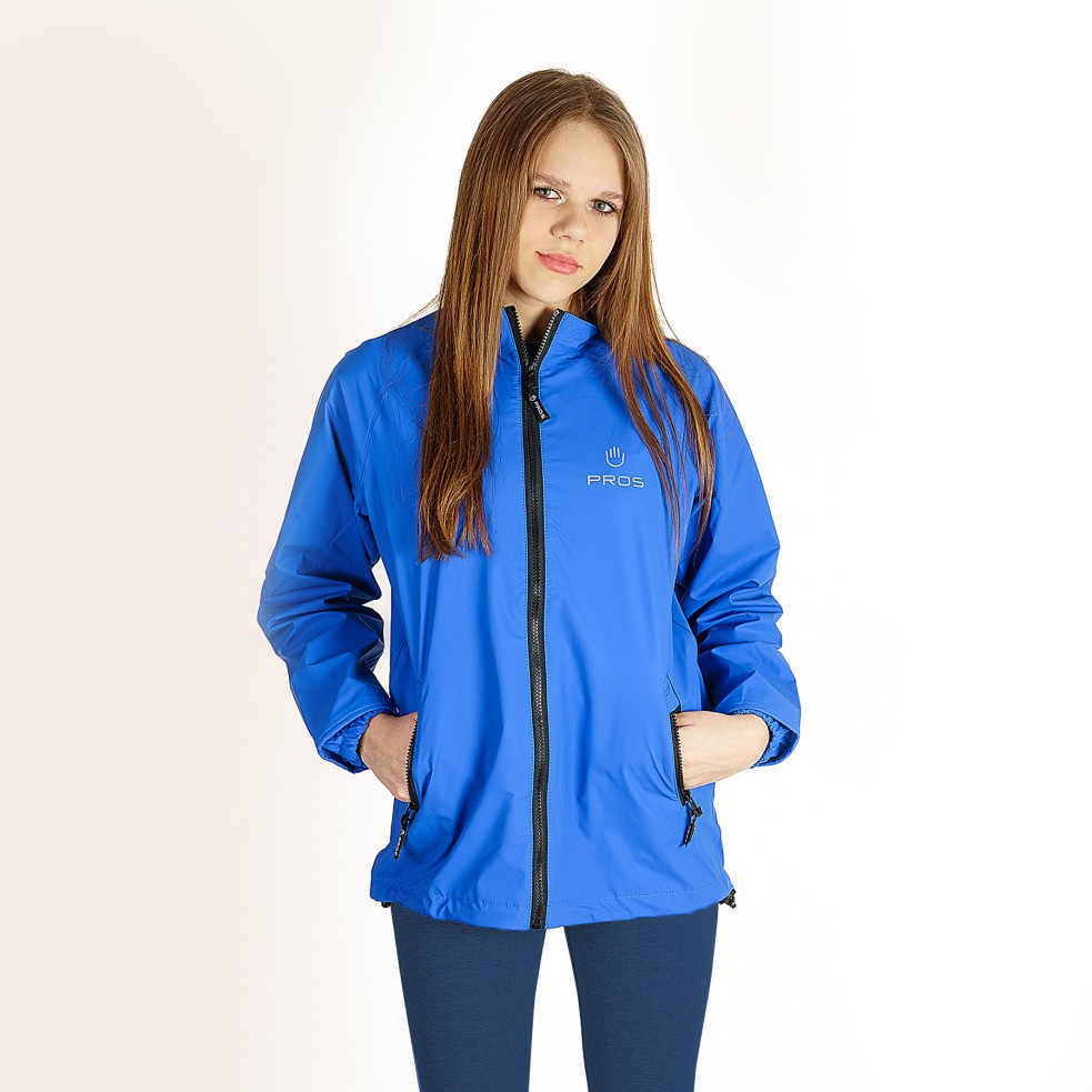 PROS Waterproof sports jacket fo girls, model 713. Jacket designed specifically for sporting activities.