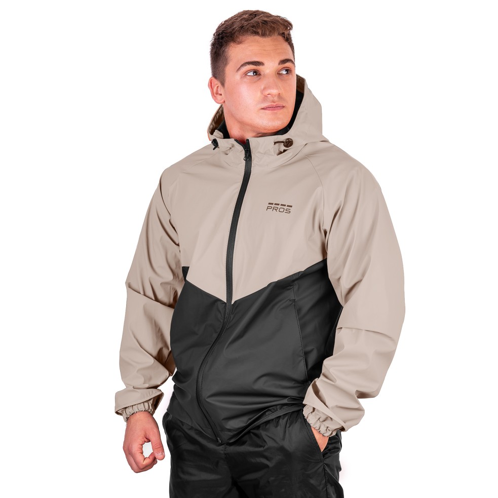 Waterproof jacket 20000mm PROS SPORT, model 726. Effectively protects against rain and wind.